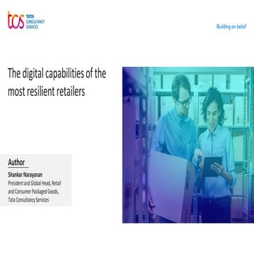 The digital capabilities of the most resilient retailers