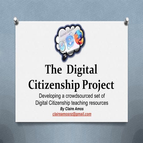 The Digital Citizenship Project KnowledgeNet Presentation
