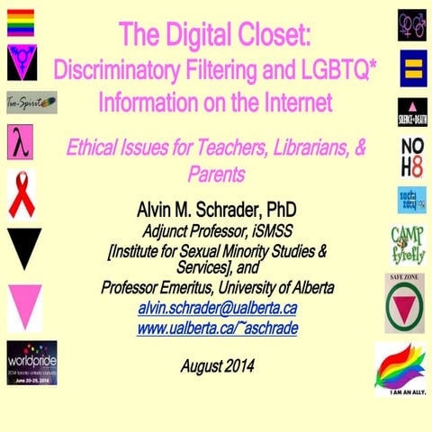 The digital closet   2014 - slideshare - aug 20