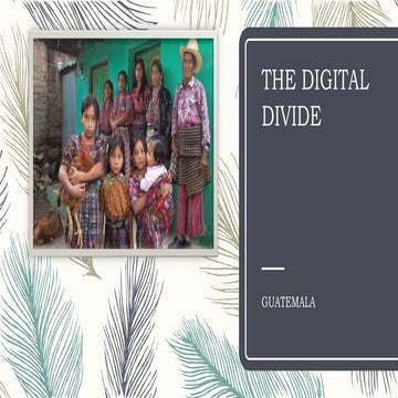 The digital divide