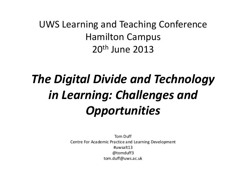 Digital divide dissertation
