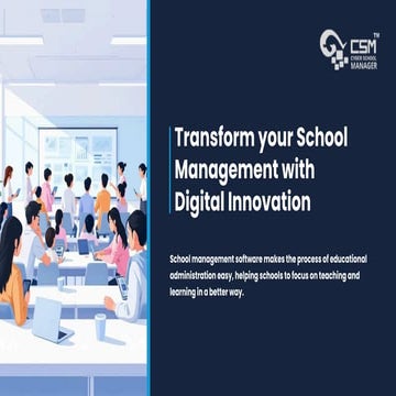 Cyber School Manager — Your All-in-One Digital School School Manager