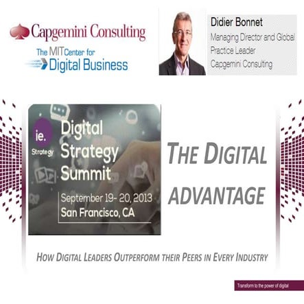 The digital strategy innovation summit