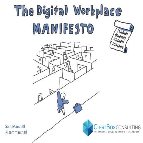 The digital workplace manifesto - Interaction 2013