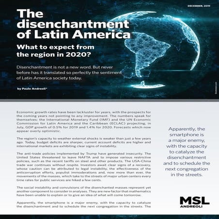 The Disenchantment of Latin America: What to expect from the region in 2020?