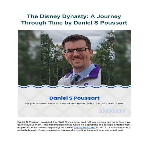 Overview of Walt Disney and his legacy • Brief history of the Disney ...