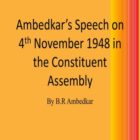 The distinctive features of the Indian Federation based on Ambedkar’s Speech ...