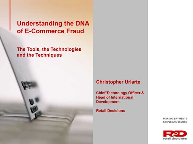 The DNA of Online Payments Fraud