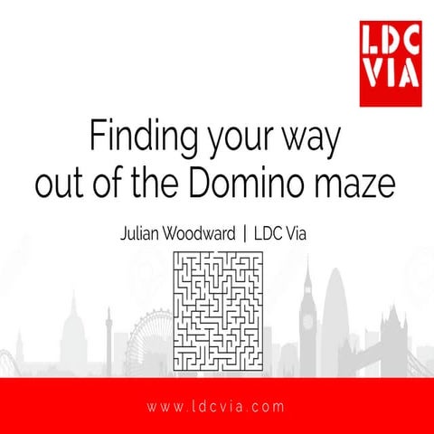 The domino maze