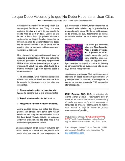 The do's and don'ts of using quotes...