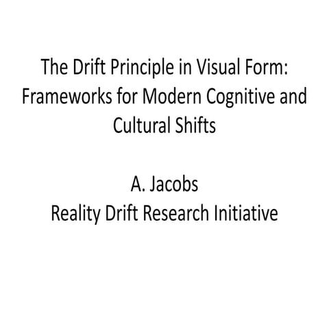 The Drift Principle in Visual Form - Frameworks for Modern Cognitive and Cult...