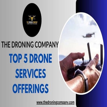 The Droning Company Top 5 Drone Services Offerings.pptx