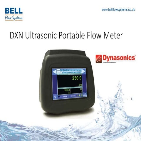 The DXN Portable Ultrasonic Flow Meter