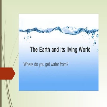 The earth and its living world
