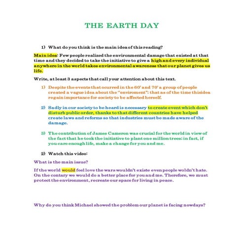 The earth day12