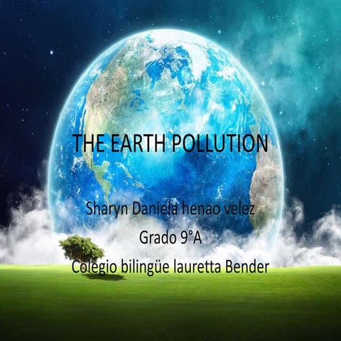 The earth pollution 