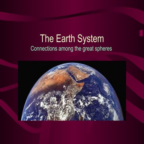The earth system