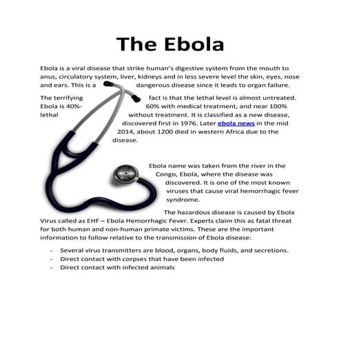 Ebola | PPT