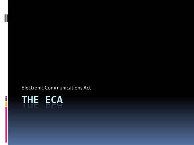The eca