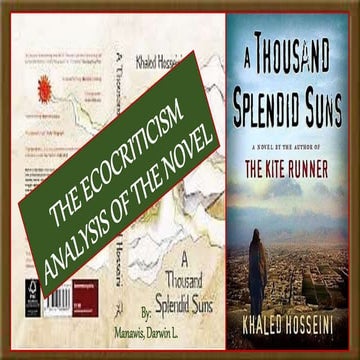BOOK REVIEW of A THOUSAND SPLENDID SUNS BY KHA;ED HOSSEINI | PPTX
