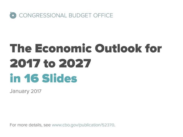 The Economic Outlook for 2017 to 20...