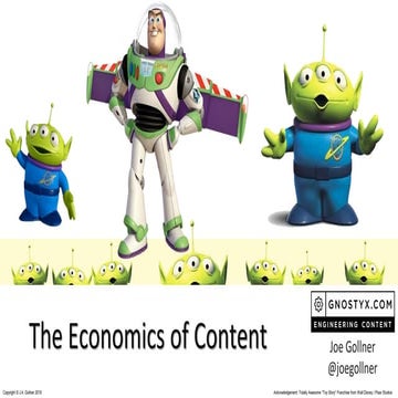 The Economics of Content (October 2019)