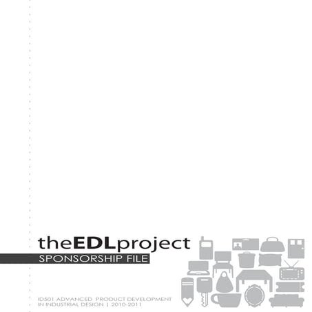 theEDLproject - Sponsorship File