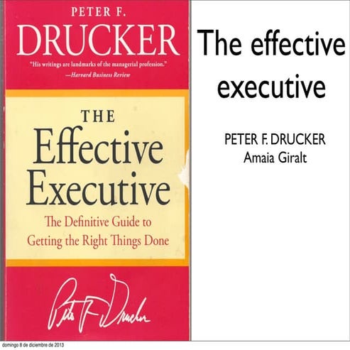  The effective executive 