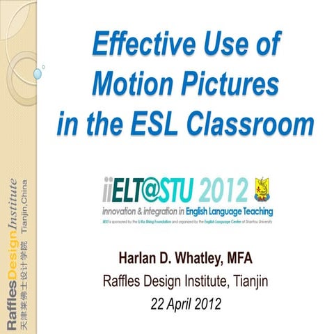 The Effective Use Of Motion Pictures (2)