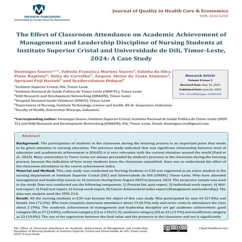 The Effect of Classroom Attendance on Academic Achievement of.pdf