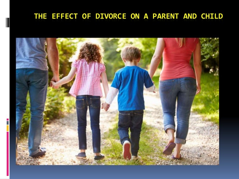 The effect of divorce on a parent and child