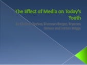 The effect of media on today’s youth