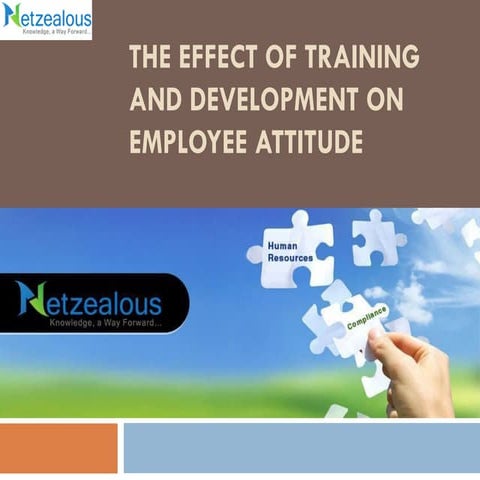 The Effect of Training and Development on Employee Attitude 