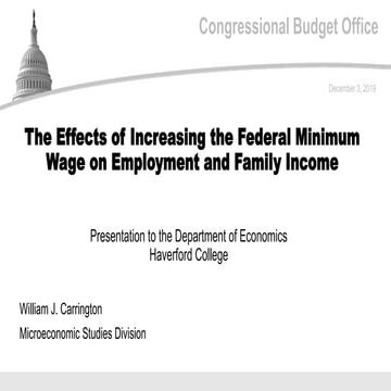 The Effects of Increasing the Federal Minimum Wage on Employment and ...