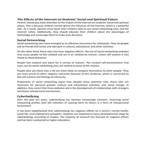 The Effects of the Internet on Students.pdf