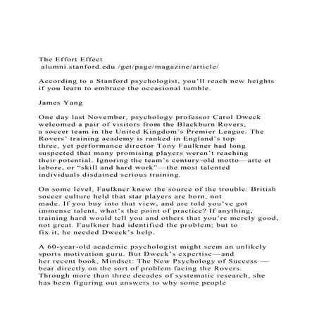The Effort Effect alumni.stanford.edu getpagemagazineart.docx