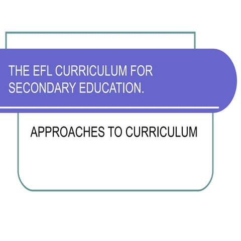 Curriculum and syllabus design | PDF