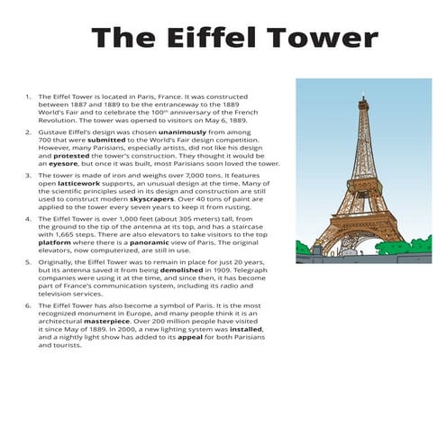 The Eiffel Tower