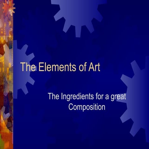The elements of art
