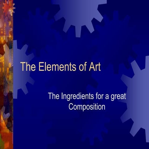 The elements of art