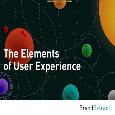 The Elements of User Experience 