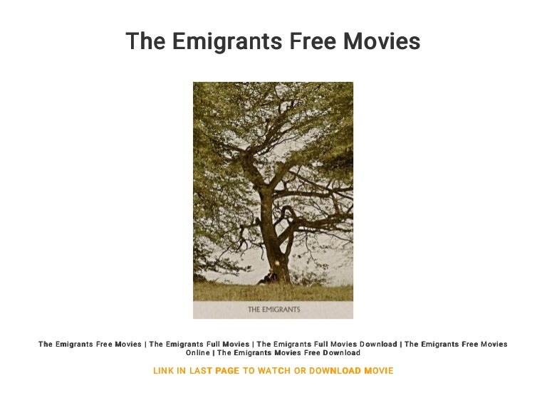The Emigrants Free Movies
