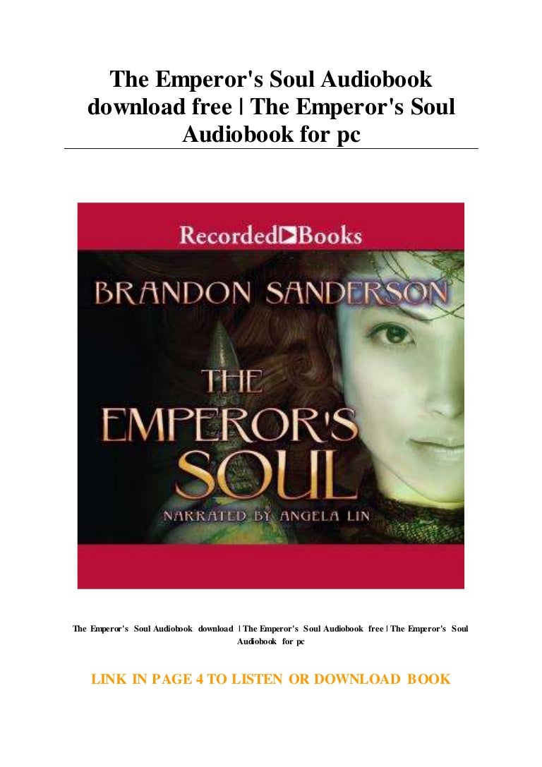 The Emperor's Soul Audiobook download free The Emperor's Soul Audio…