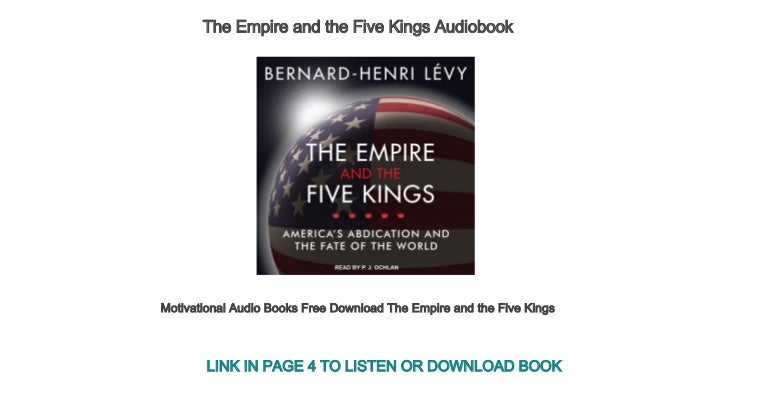 the empire and the five kings the empire and the five kings