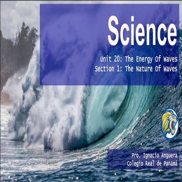 The Energy of Waves 