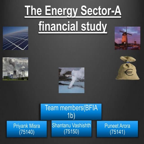 The energy sector 1