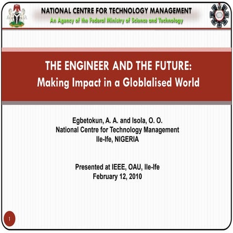 The Engineer And The Future