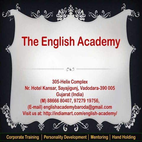 The english academy introduction