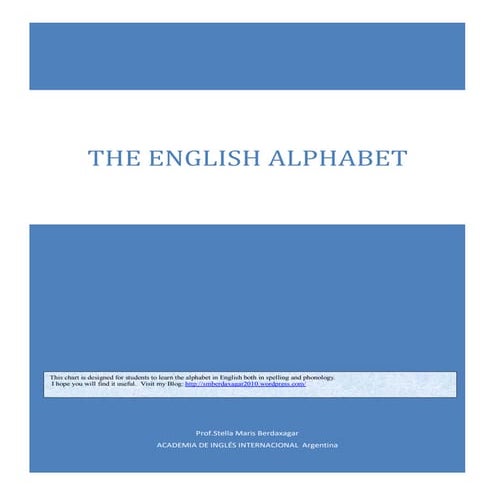 The english alphabet 2020 