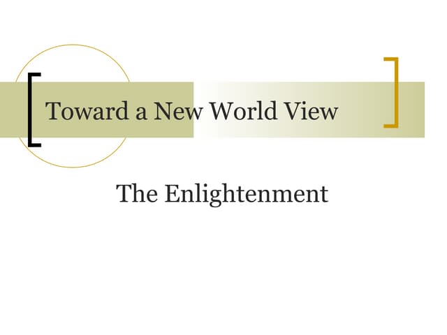 The Enlightenment